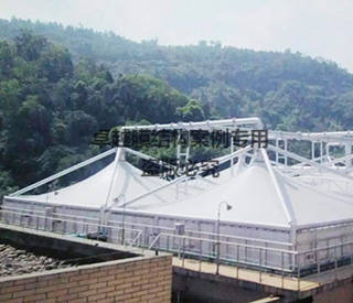 重慶垃圾發(fā)電廠膜結(jié)構封閉項目