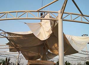 膜結構中膜布怎么安裝？