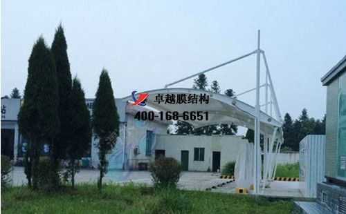 邯鄲膜結(jié)構(gòu)充電站樁車棚【邯鄲市興運(yùn)客運(yùn)有限公司等】工程設(shè)計施工案例