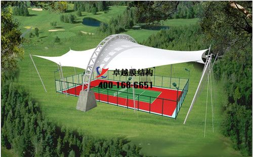 平頂山膜結(jié)構(gòu)籃球場(chǎng)【平頂山市體育運(yùn)動(dòng)學(xué)?；@球館等】工程設(shè)計(jì)施工案例