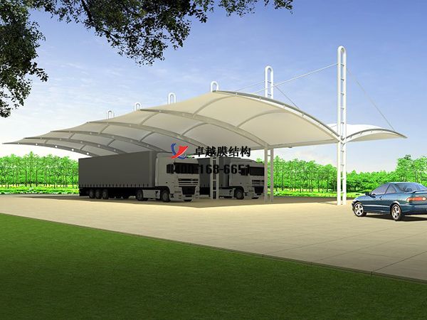    延安<font color='red'>膜結(jié)構(gòu)車(chē)棚</font>【延安能源化工集團(tuán)有限責(zé)任公司-停車(chē)棚】設(shè)計(jì)施工案例