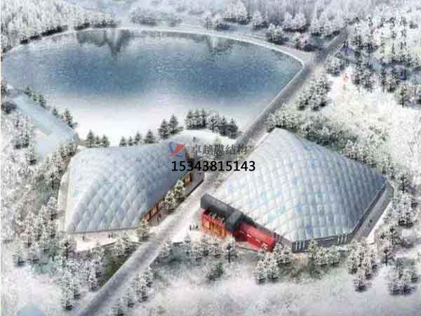 庫爾勒氣膜罩棚設(shè)計(jì)【案例圖片】 　　