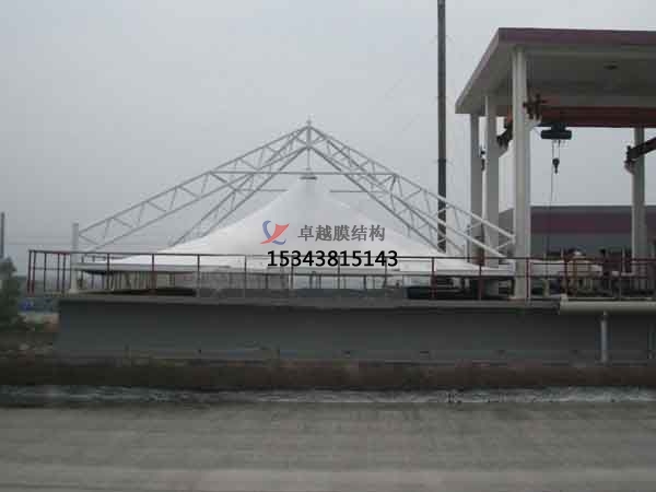 銀川市污水池加蓋圖片/膜結(jié)構(gòu)罩棚案例、設(shè)計(jì)