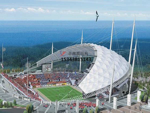 陽新膜結(jié)構(gòu)看臺雨棚設(shè)計生產(chǎn)安裝