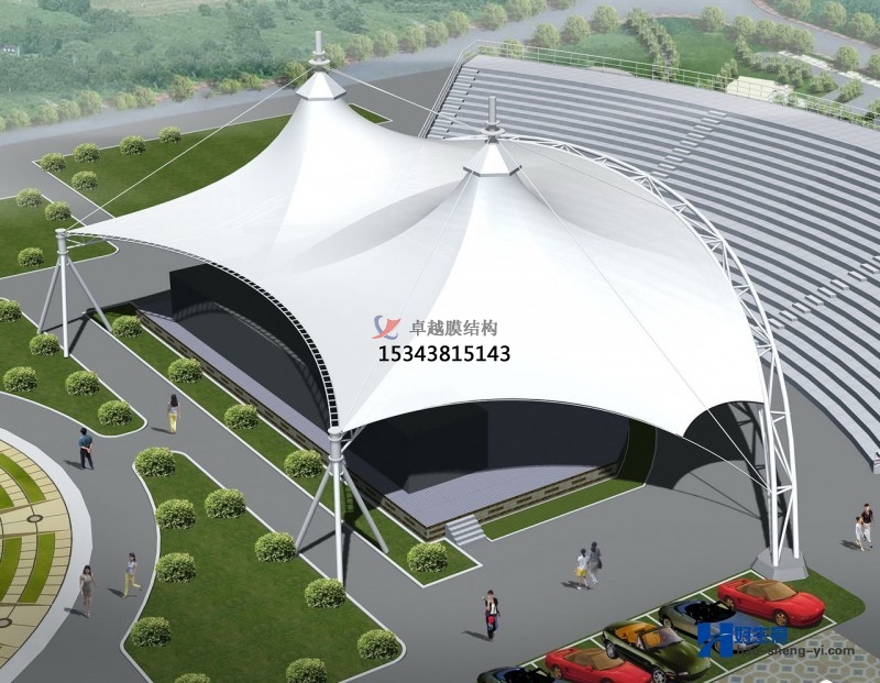 膜結(jié)構主席臺案例三