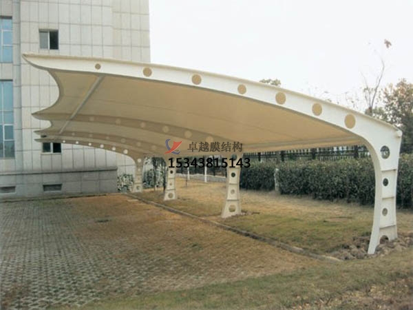 信陽<font color='red'>膜結構車棚</font>【生產設計】