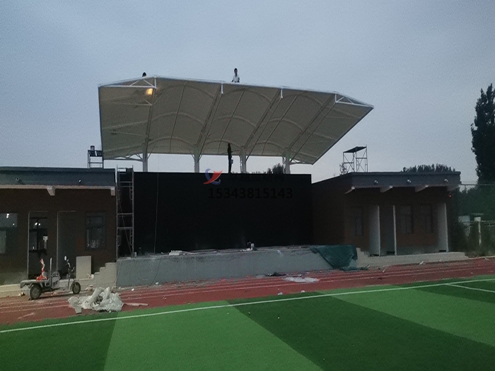 中牟刁家鄉(xiāng)小學膜結(jié)構主席臺