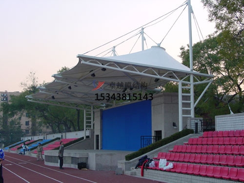 鶴壁市風雨操場雨棚設(shè)計施工案例