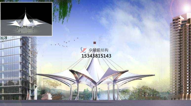 膜結(jié)構(gòu)景觀效果圖設計方案