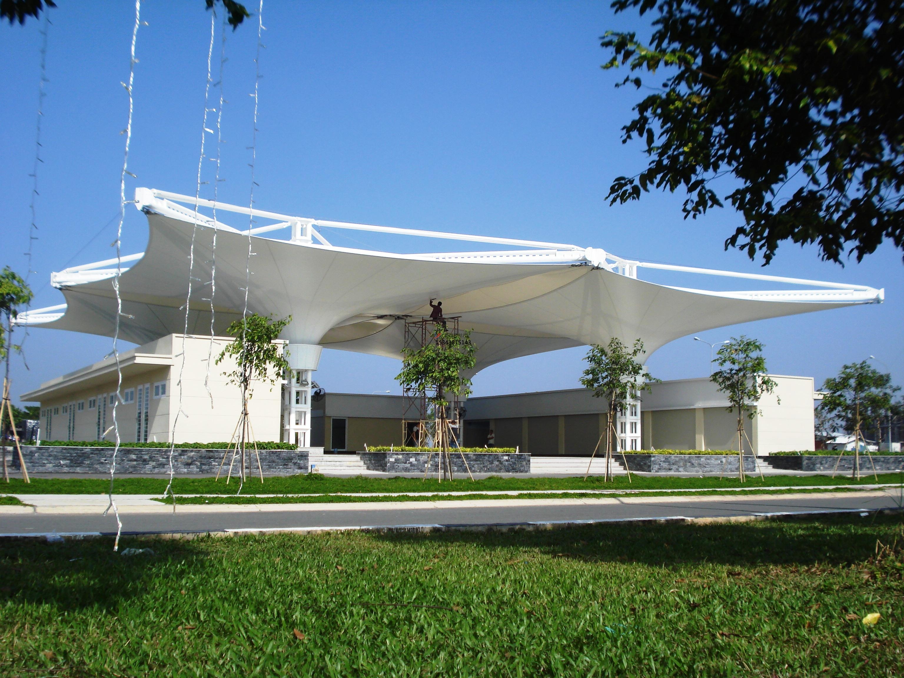 臨夏景觀膜結構遮陽棚