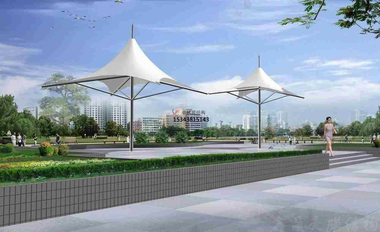 張拉膜，詮釋建筑的輕盈和空靈